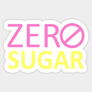Zero Sugar Sticker